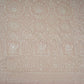 Peach Parsi Gara Embroidery Georgette Fabric DR-32378