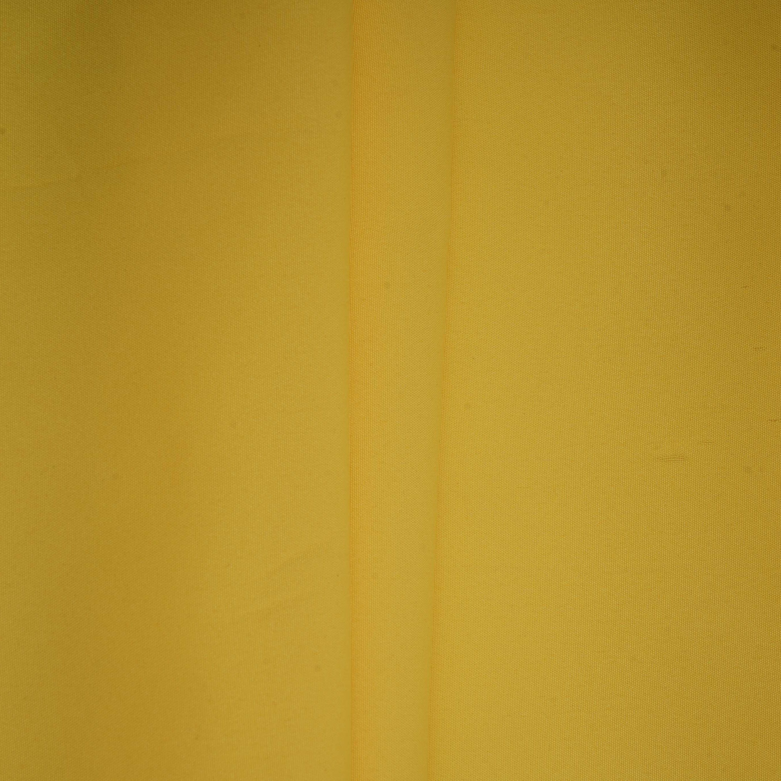 Lemon Yellow Solid Butter Crepe Fabric STB-09 - TradeUNO