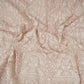 Peach Parsi Gara Embroidery Georgette Fabric DR-32378