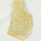 Yellow Parsi Gara Embroidery Georgette Fabric DR-32377