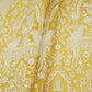 Yellow Parsi Gara Embroidery Georgette Fabric DR-32377