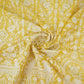 Yellow Parsi Gara Embroidery Georgette Fabric DR-32377