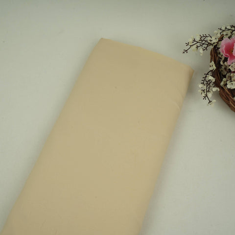 Butter Cream Solid Butter Crepe Fabric STB-13