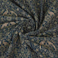 Blue Heavy Zari Sequins Embroidery Chinon Fabric DR-32399