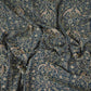 Blue Heavy Zari Sequins Embroidery Chinon Fabric DR-32399