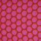 Blue & Peach Polka Dot Twill Satin Fabric VP-32443