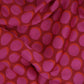 Blue & Peach Polka Dot Twill Satin Fabric VP-32443