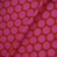 Maroon & Pink Polka Dot Twill Satin Fabric VP-32440