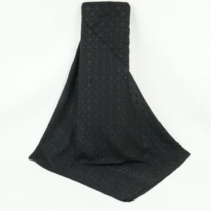 Black Chikankari Thread Embroidery Georgette Fabric DR-32408 - TradeUNO