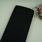Black Solid Butter Crepe Fabric STB-05