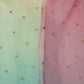 Purple with Multicolor 4D Buti embroidery Mul Chanderi Fabric VF-32046