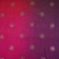 Pink With Purple 4D Sequins Embroidery Malai Chanderi Fabric VF-32317