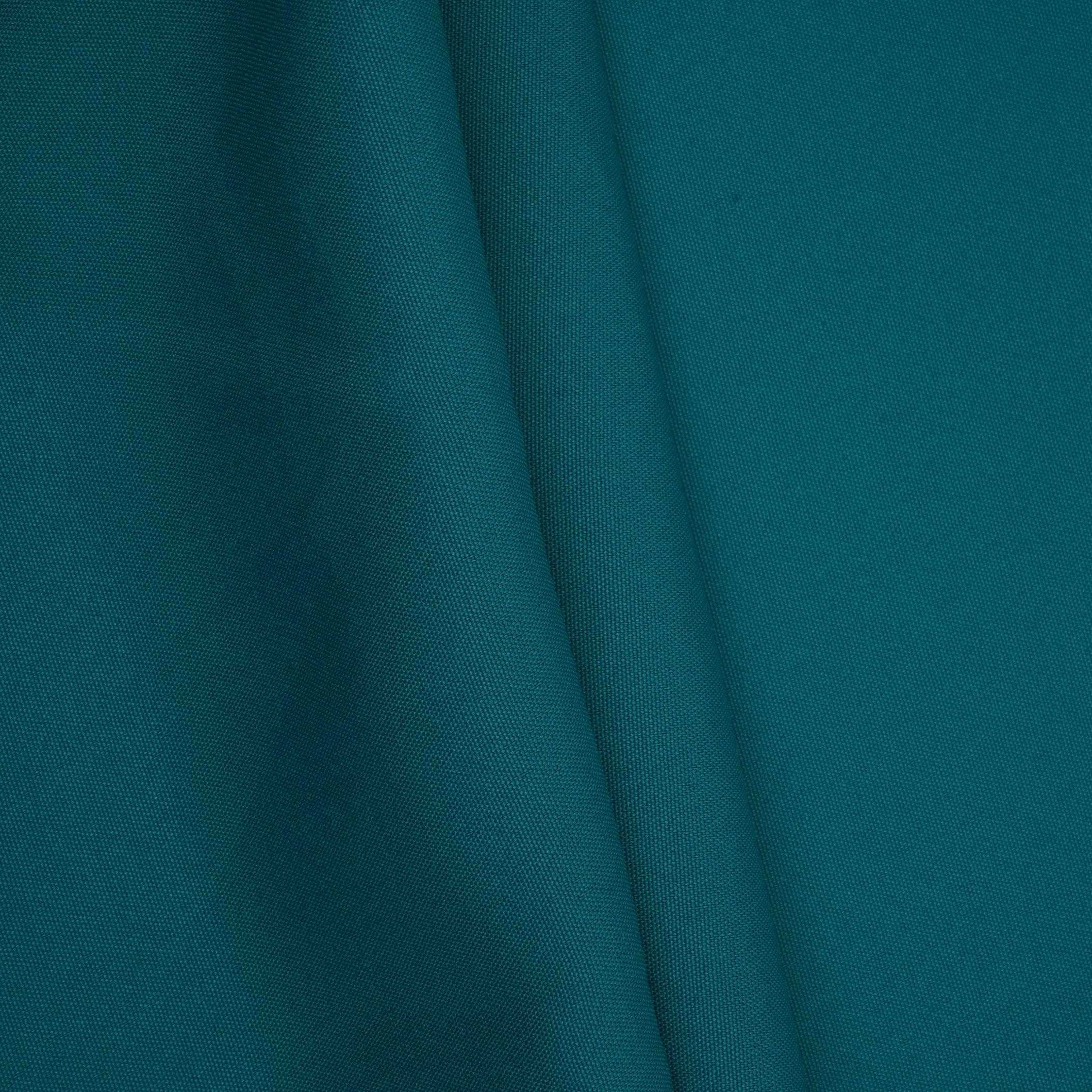 Turquoise Solid Butter Crepe Fabric STB-10 - TradeUNO