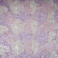 Purple & White Cutwork Floral Embroidery Tissue Fabric SPF-30611