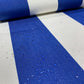 Premium Blue and White Stripes Acrylic Fabric