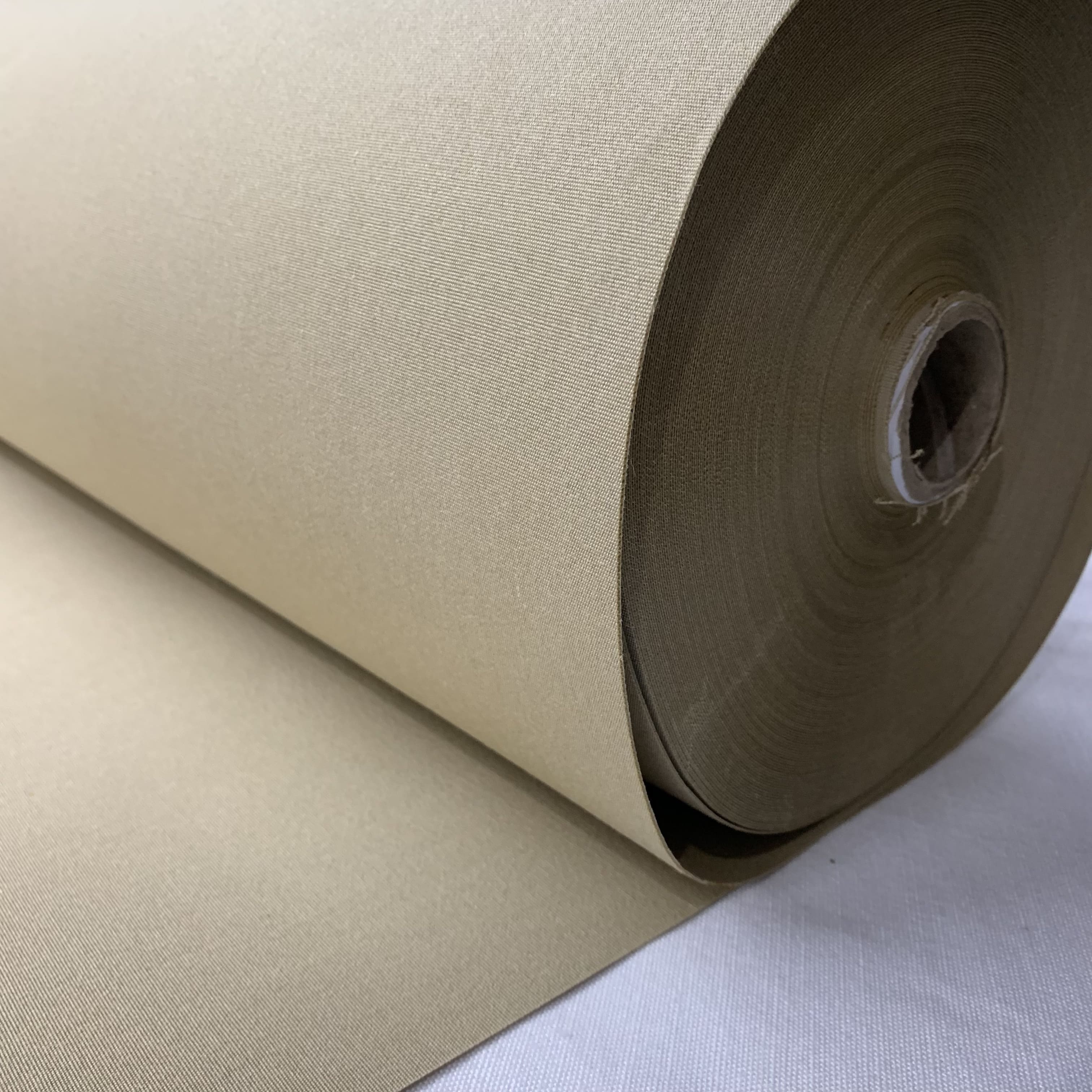 Premium Beige Solid Acrylic Fabric - TradeUNO