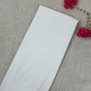 White Cotton Lycra TU-7044 - TradeUNO