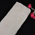 Off White Cutdana Embroidery Chanderi Fabric VI-30433