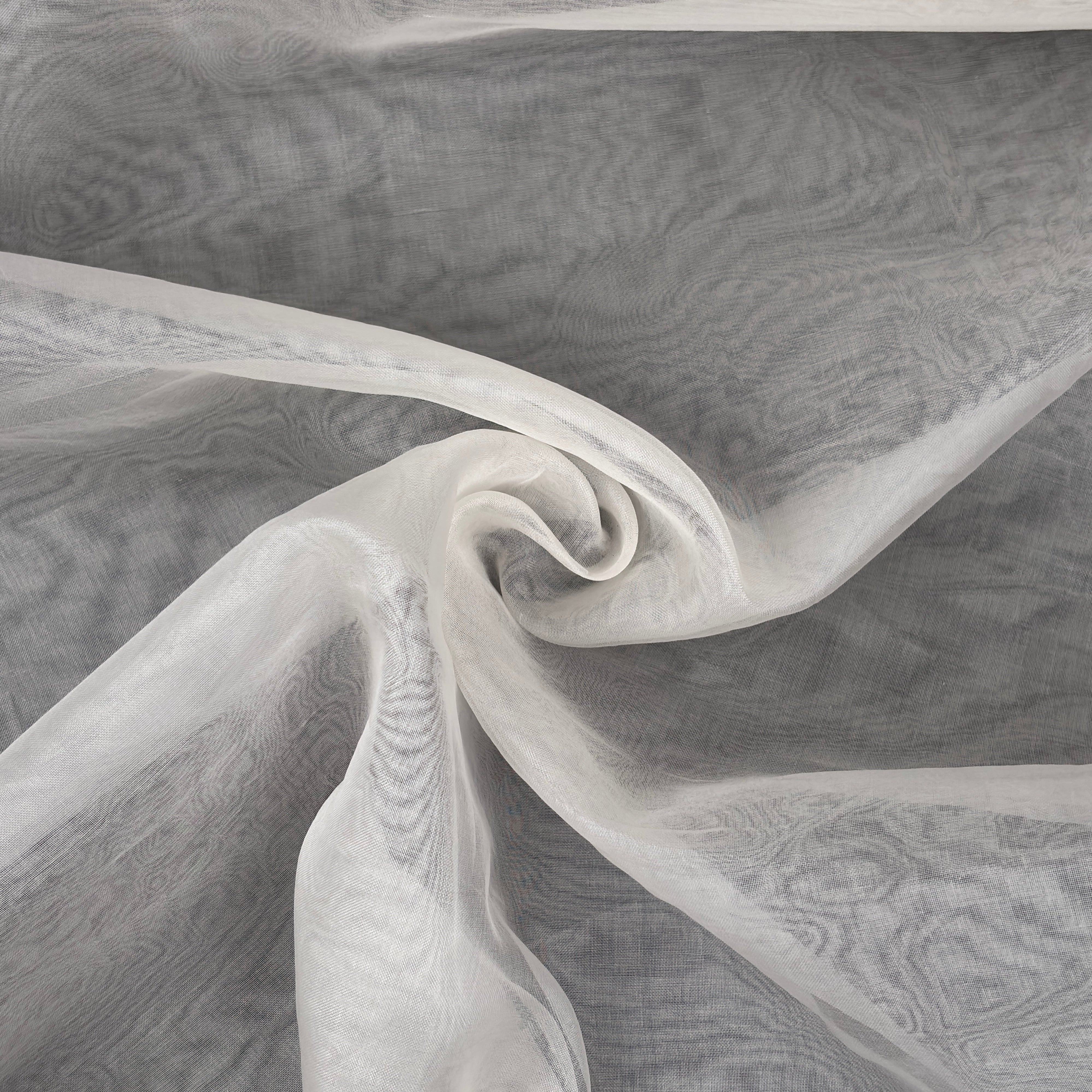 Golden Solid Pure Organza 2/2 Fabric CW-30066 - TradeUNO