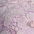 Premium Baby Pink 3D Floral Embroidery Schiffli Crepe Fabric