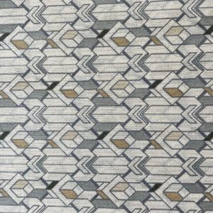 Cream Geometrical Abstract Print Cotton Mulmul 15651