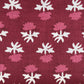 White & Pink Floral Thread Embroidery Cotton Fabric 11697