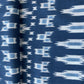 Blue Ikkat Print Cotton Fabric 16229