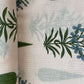Peach Pink & Green Floral With Lurex Cotton Fabric 12028