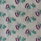 Cream Pink Handblock Print Cotton Fabric