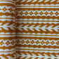 White & Orange Handblock Print Cotton Fabric 11775