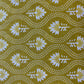 Lemon Yellow Dabu Print Cotton Fabric 16106