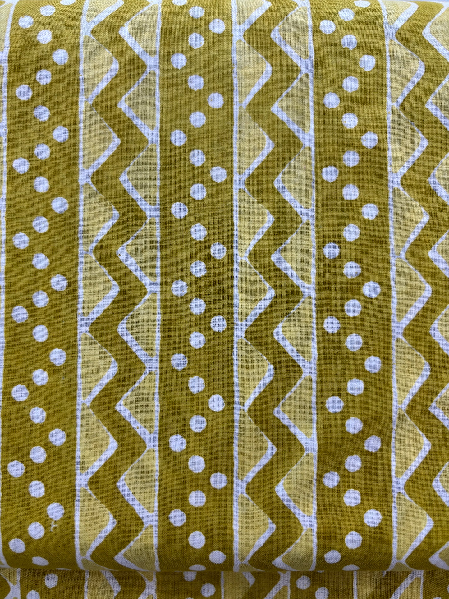 Lemon Yellow Print Cotton 16107