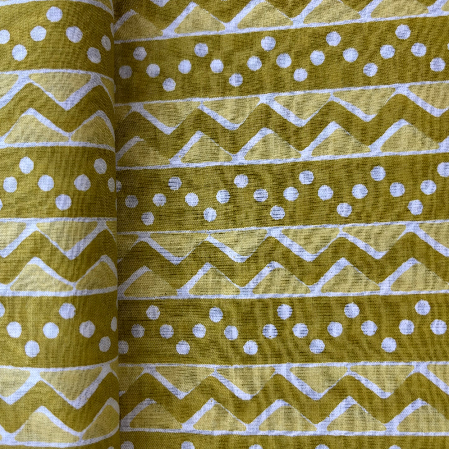 Lemon Yellow Print Cotton 16107
