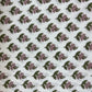 White Green Floral Print Cotton Fabric 16065