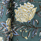 Green Floral Tropical Print Cotton Fabric 16227