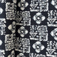Black White Abstract Print Cotton Fabric 16126