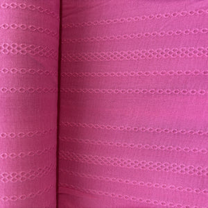 Pink Cotton Dobby Fabric 2034