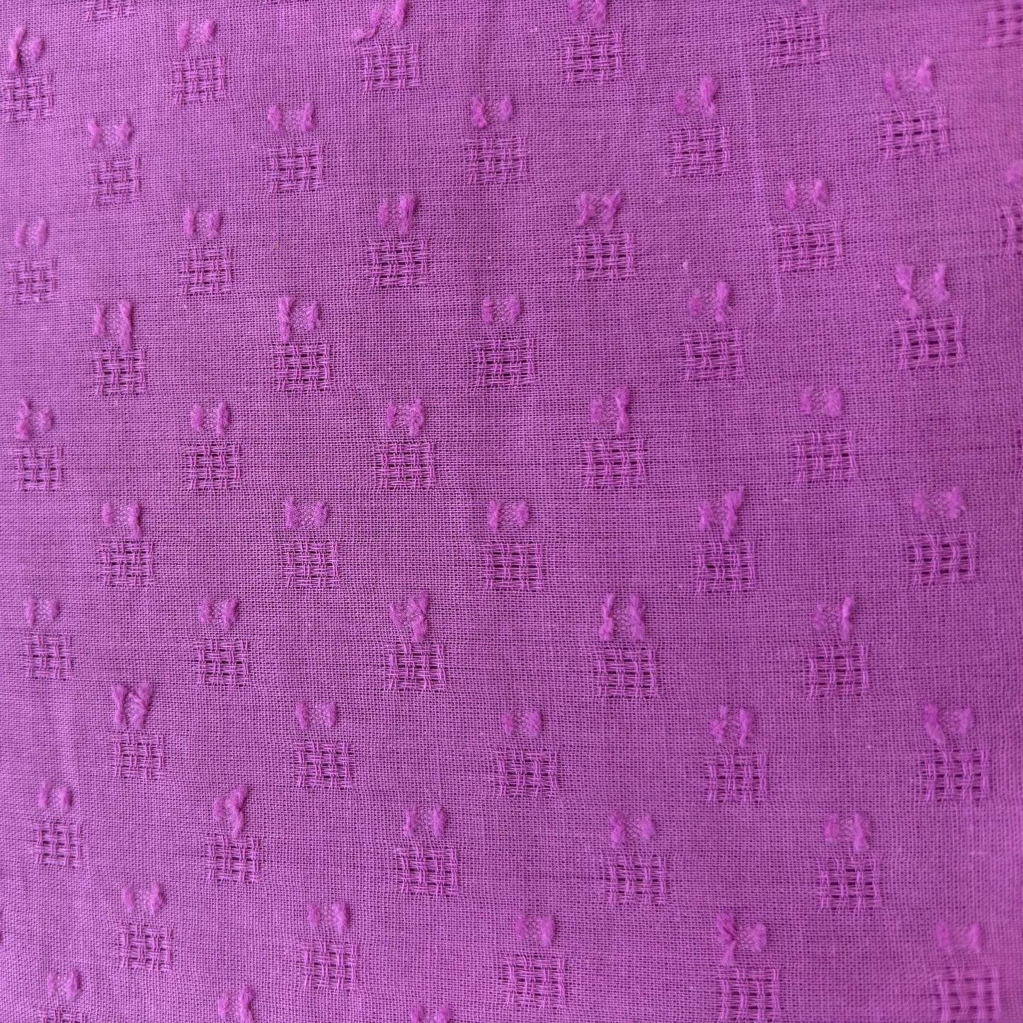 Pink Geometrical Cotton Dobby Fabric 1912
