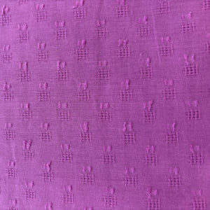 Pink Geometrical Cotton Dobby Fabric 1912