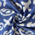 Blue Paisley Batik Print Cotton Fabric 16804