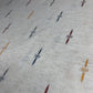 Premium Cream Dobby Print Linen Fabric