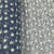 classic blue silver pearl sequence embroidery net fabric