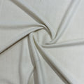 Off White Check Print Wollen Semi Lycra Fabric 1
