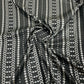 Black & White Geometrical Tapestry Fabric