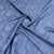 Dark Blue Floral Brocade Jacquard Fabric