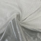 Classic White Silver Check With Border Work Organza Jacquard Fabric