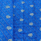 Dark Blue Bandhani With Foil Chanderi Fabric - TradeUNO