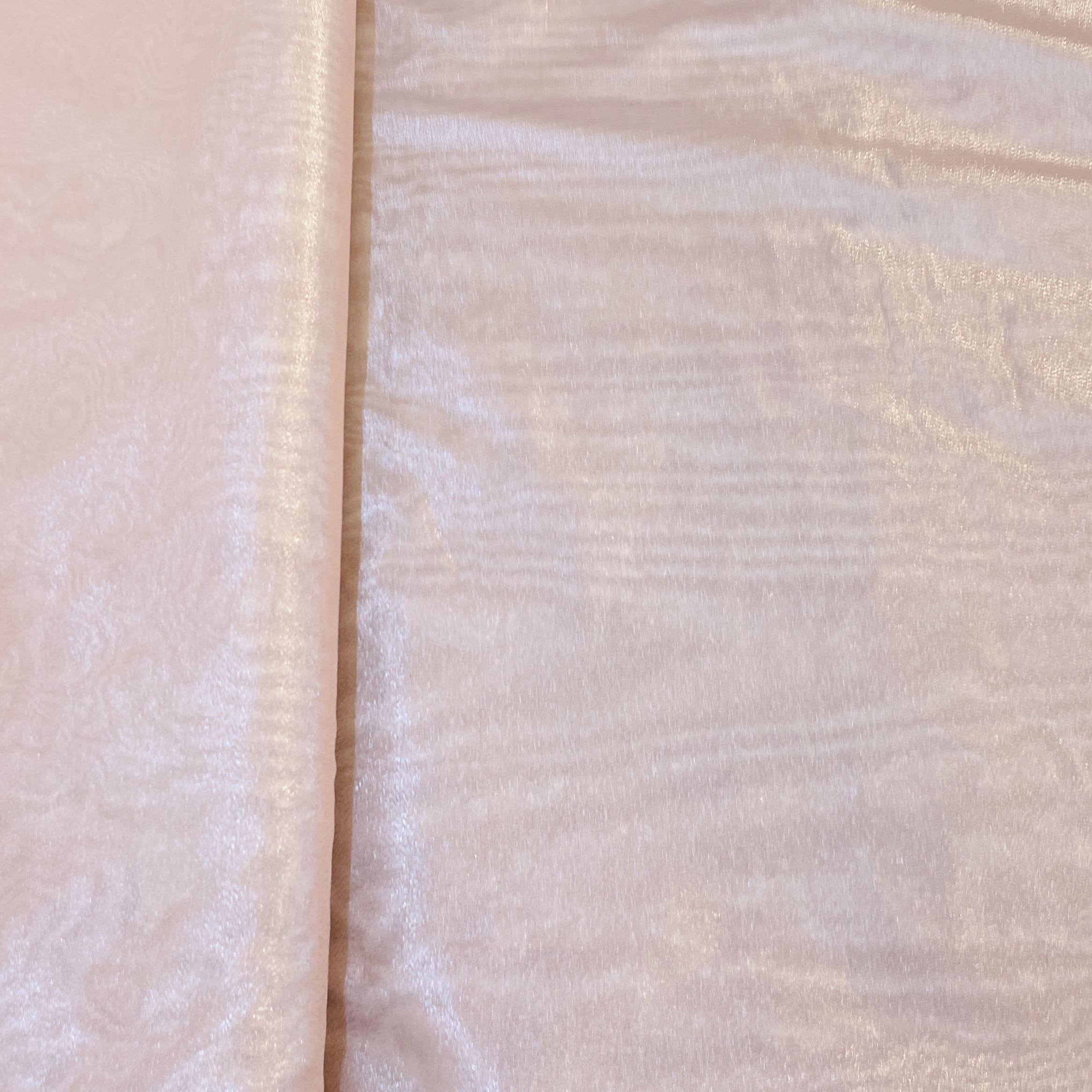 Exclusive Pink Solid Shimmer Knit Fabric