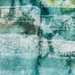 Green Batik Print Sequence Embroidery Cotton Fabric - TradeUNO