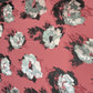 Red Floral Brocade Jacquard Fabric - TradeUNO